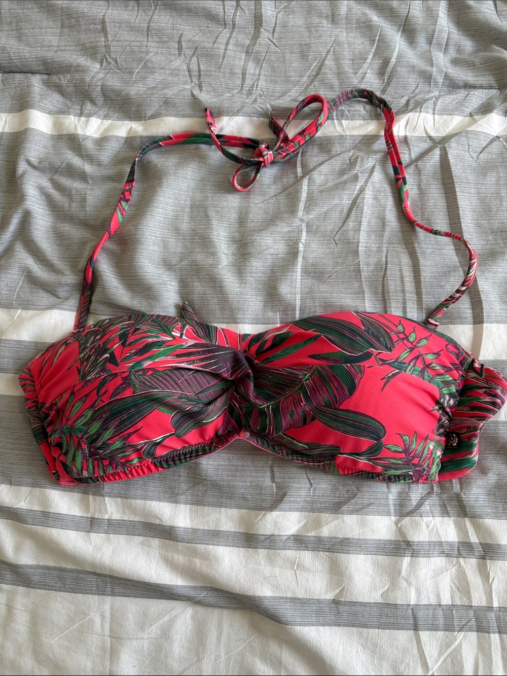 Bandeau Bikini Top with Halter Strap | La Vie en Rose